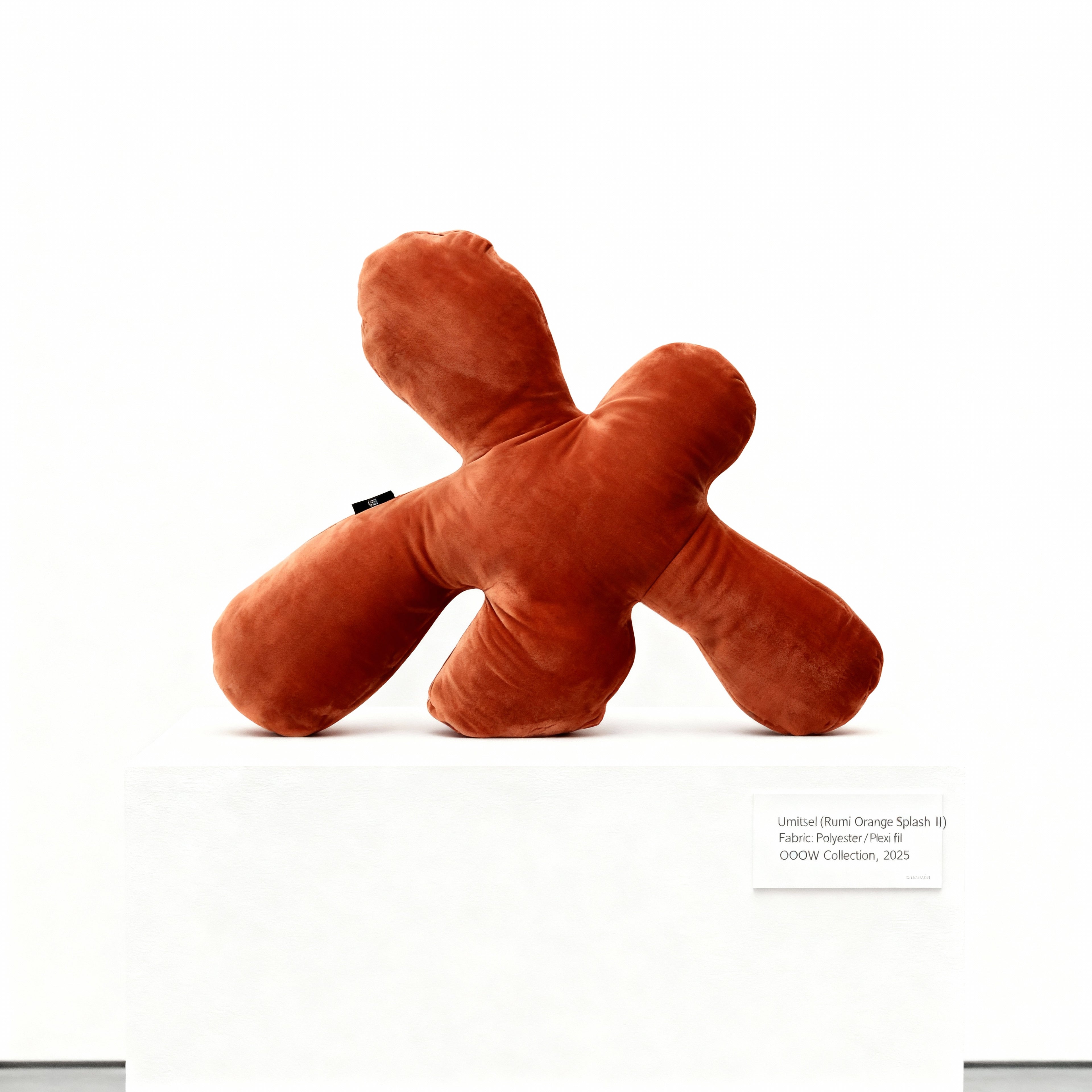 Burnt Orange Splash II Cushion