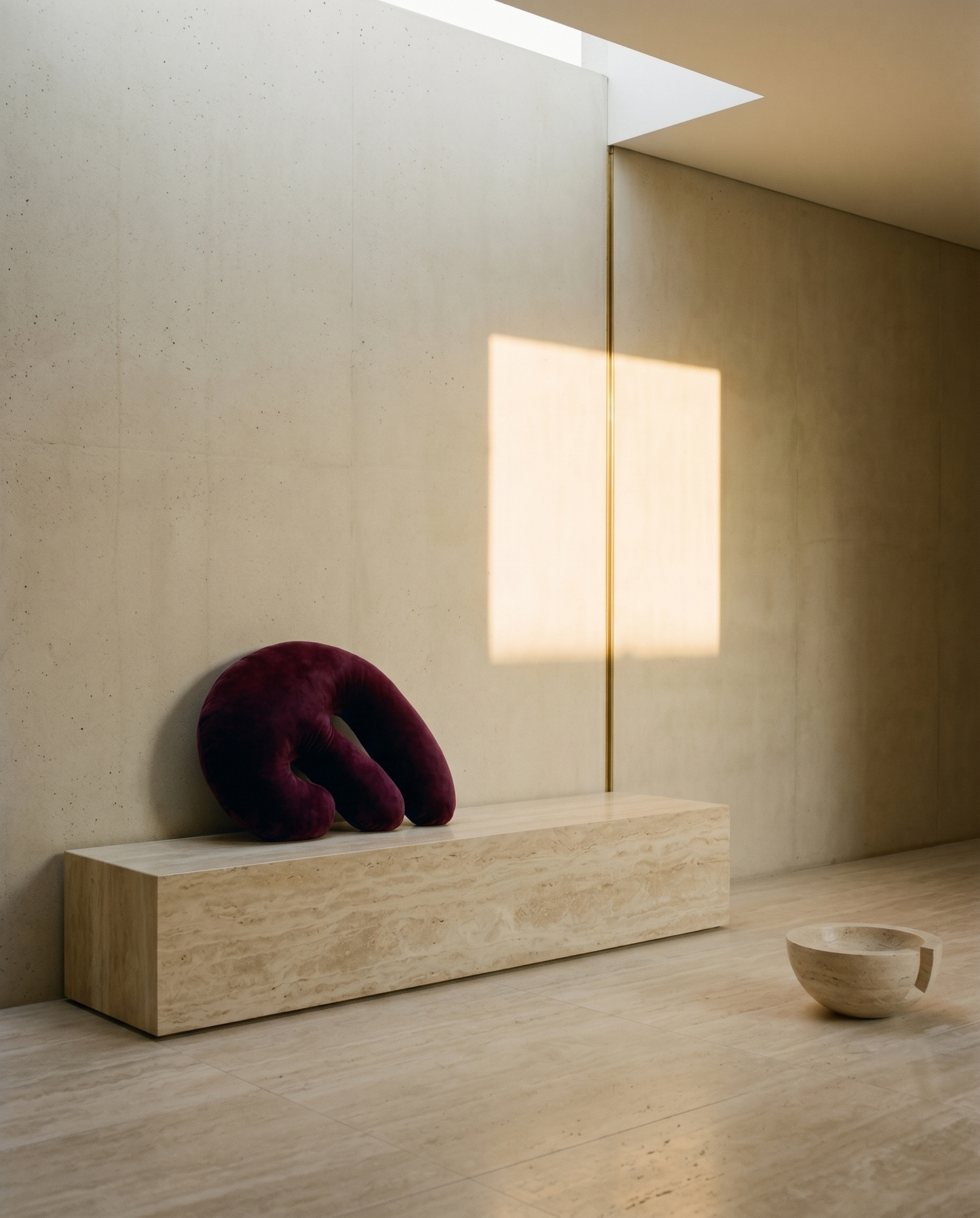Splash III — Burgundy