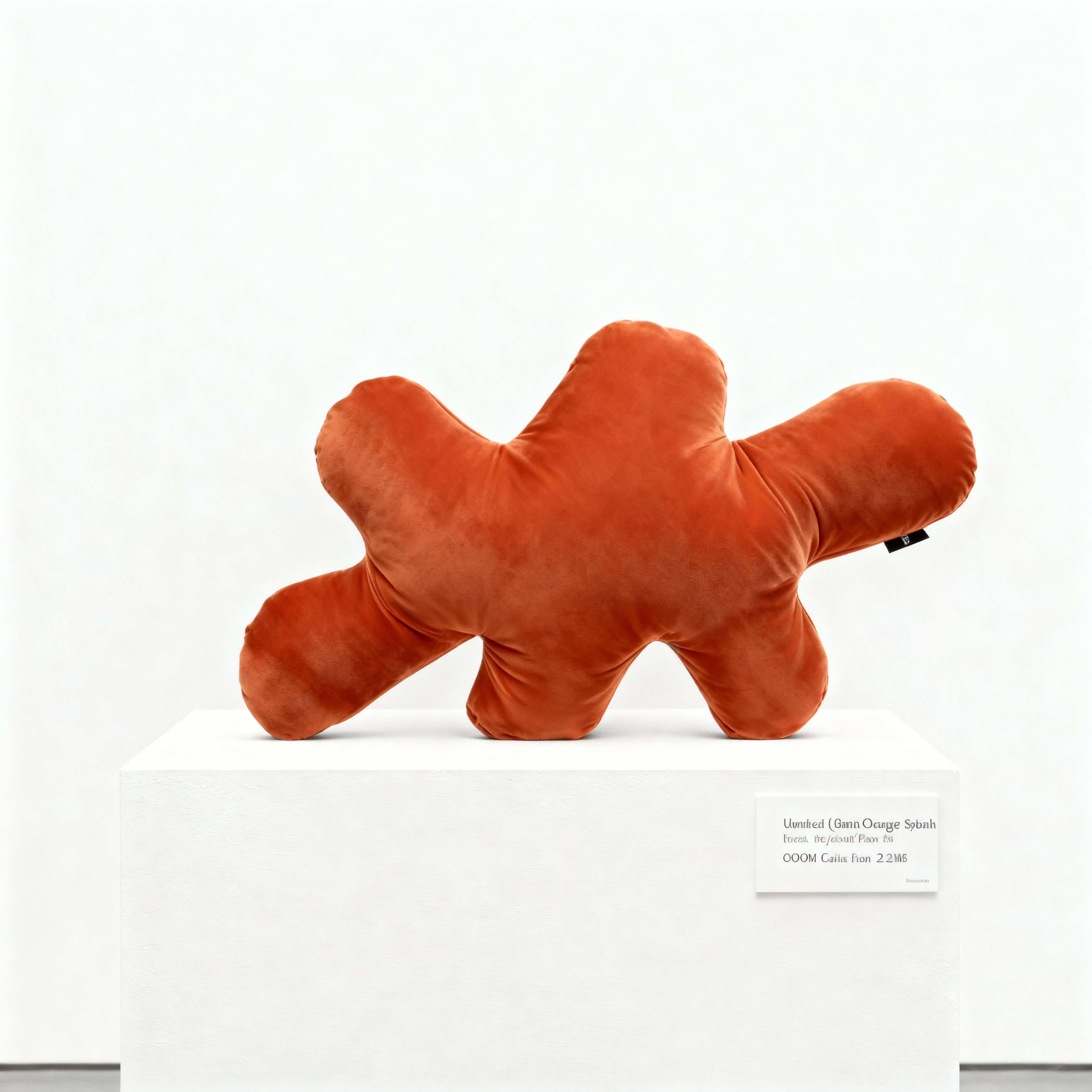 Burnt Orange Splash I Cushion