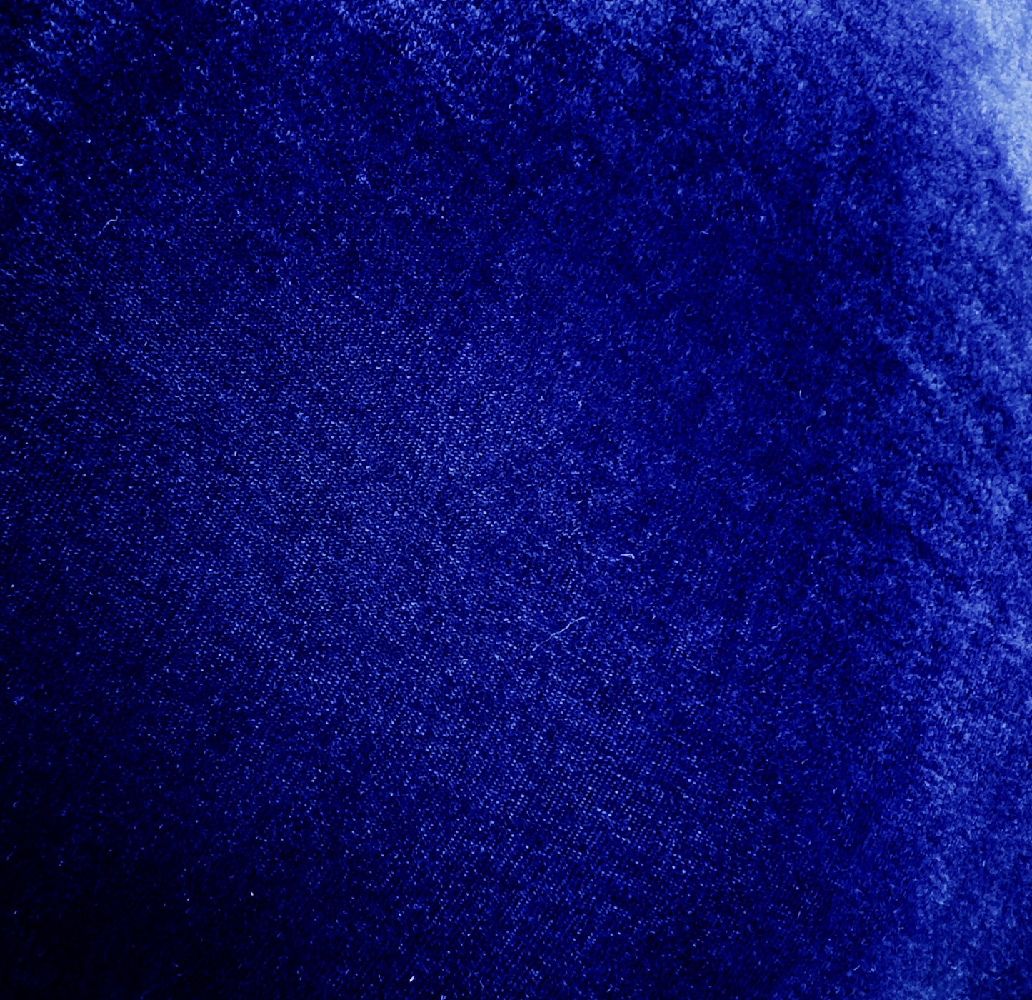 Cobalt blue archive velour velvet soft sculpture handmade in Sydney — OOOW