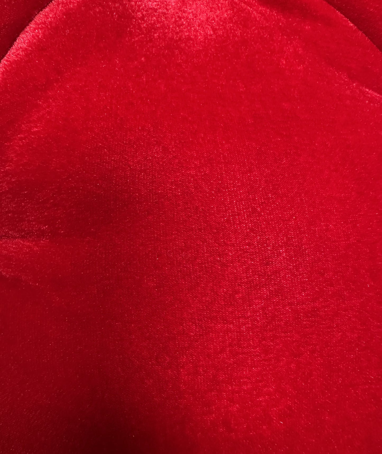 Ruby red archive velour velvet soft sculpture handmade in Sydney — OOOW